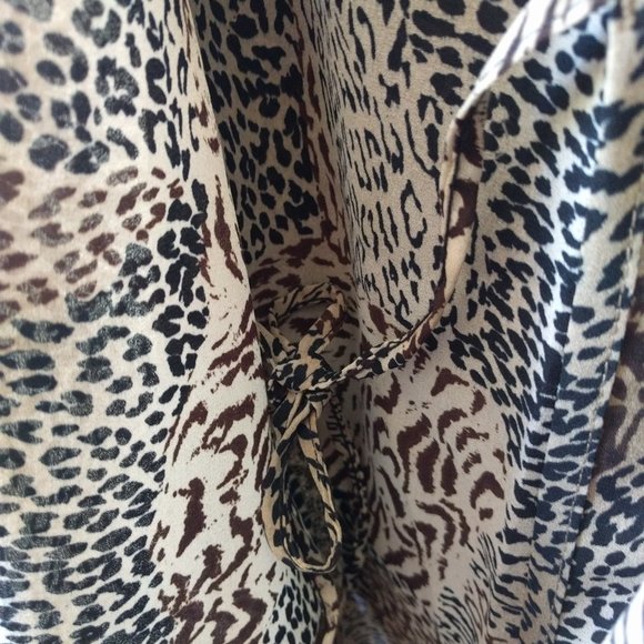 Stunning Animal Print Vintage Lise Watier Ensemble 3 Pieces - Picture 12 of 13